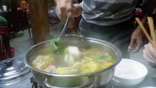 Lau Chay.  Delicious! at Thien Nghia in Hoi An