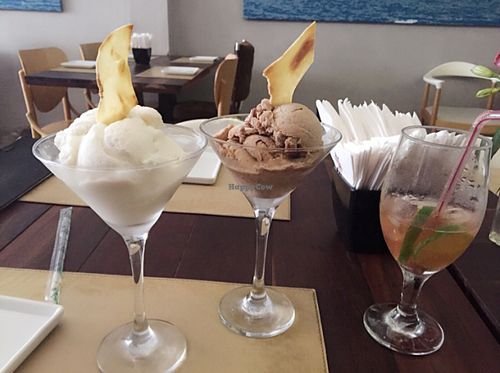 sorvetes coco verde e canela at Solar - Rio Vermelho in Salvador