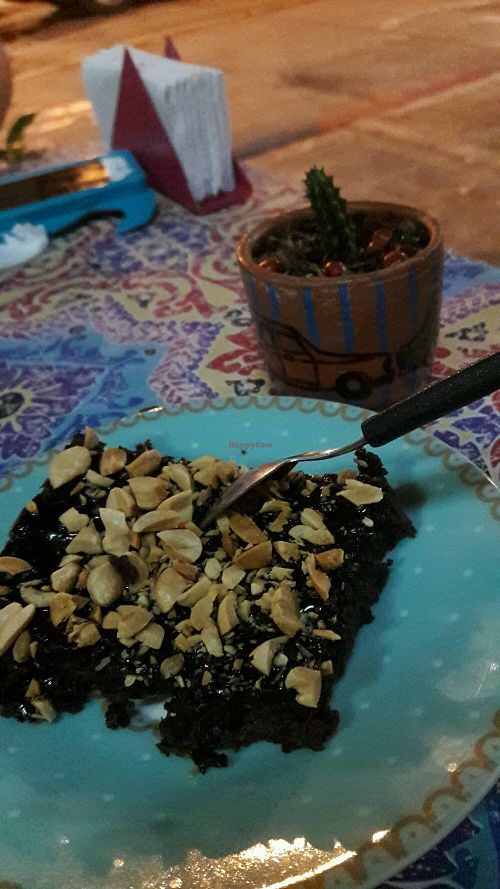 brownie vegano at Flor de Loto in Cali