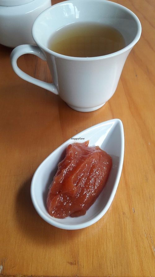Postre de mermelada de guayaba y aromática de anís  at Naturlandia in Medellin