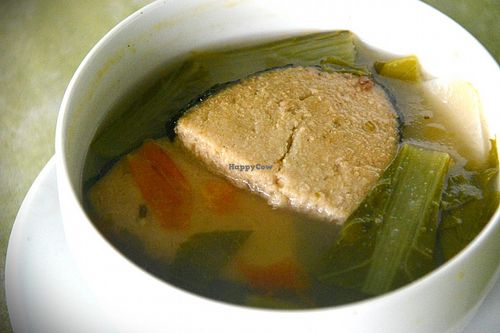 Sinigang at Namaskar Vegetarian Cafe in Caloocan City