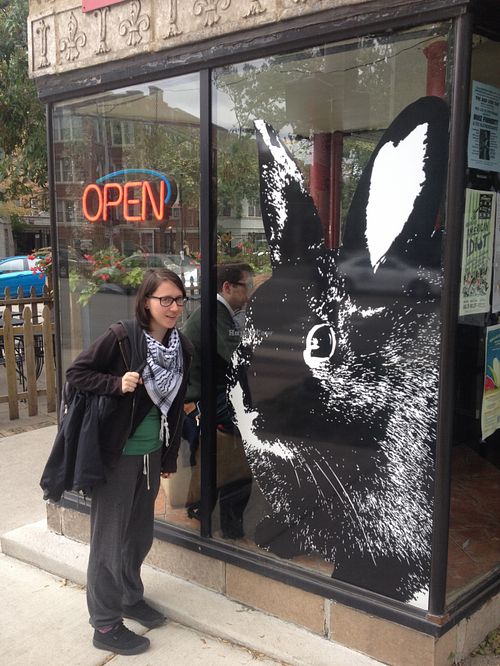 Outside the Growling Rabbit at The Growling Rabbit in Chicago