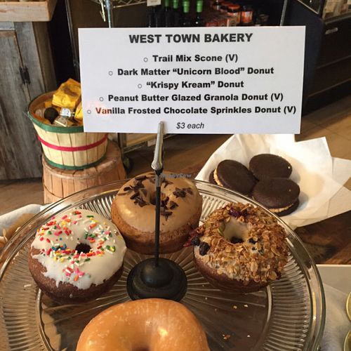 vegan donuts! at River Valley Farmer's Table in Chicago