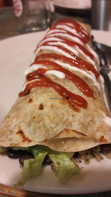 Vegan burrito  at Chana Plant Based in Medellin