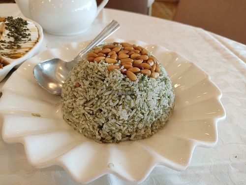 Fried rice with seaweed and pine nuts at Kung Tak Lam - Tsim Tsa Tsui in Kowloon