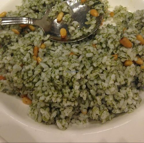 Set for four: Fried rice with seaweed and pine nuts (very plain dish, and was certainly not fried. I did like this, but it would have been nice if it came before the other main dishes) at Kung Tak Lam - Tsim Tsa Tsui in Kowloon