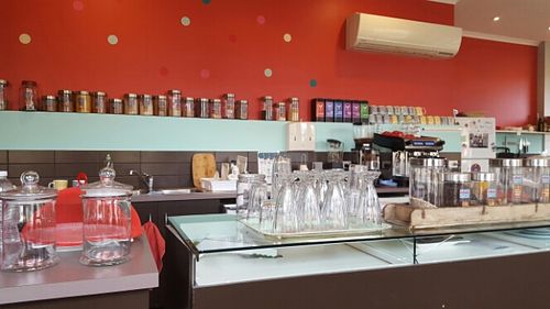 Lovely decor at Pomegranate in Queenscliff