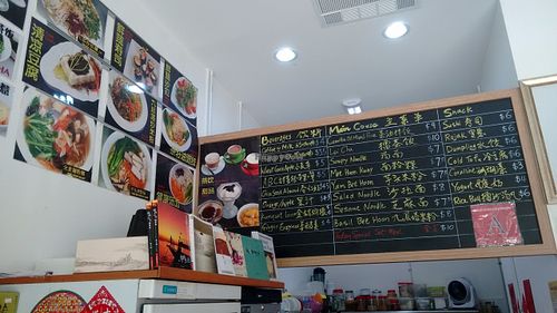 Menu at Nature's Harvest Cafe in Central Singapore