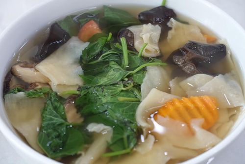 Mee Hoon Kuay at Nature's Harvest Cafe in Central Singapore
