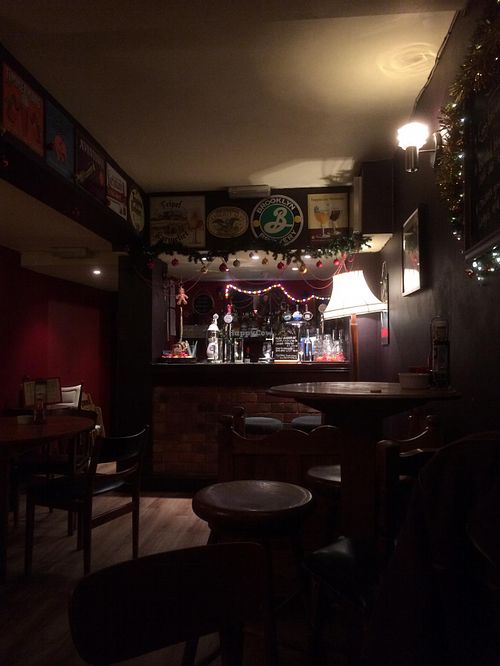 The cosy bar at the back of the cafe at Cherry Reds Cafe and Bar - Kings Heath in Birmingham