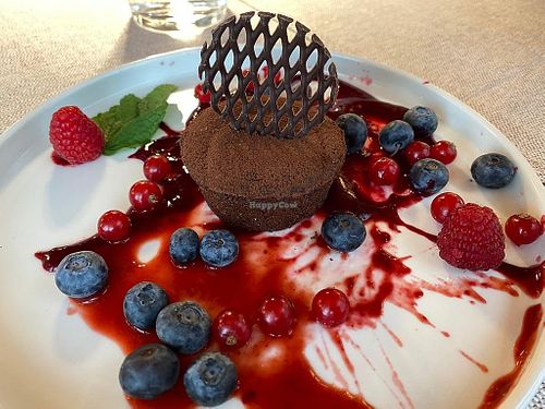 Chocolate and hazelnut cremino 🍮 at Al Tiglio Cucina Naturale in Moruzzo