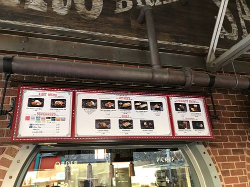 Menu at Disneyland - Lucky Fortune Cookery in Anaheim