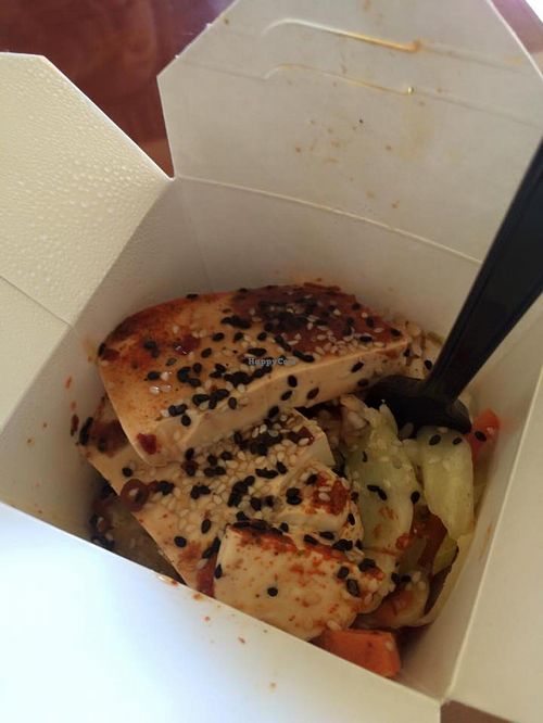 Spicy Korean tofu at Disneyland - Lucky Fortune Cookery in Anaheim