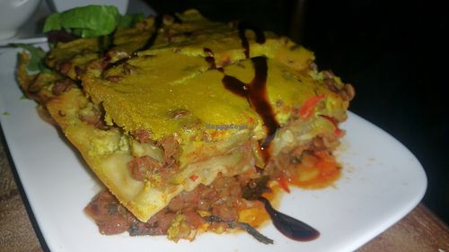 Vegan lasagna  at Valladares in Berlin