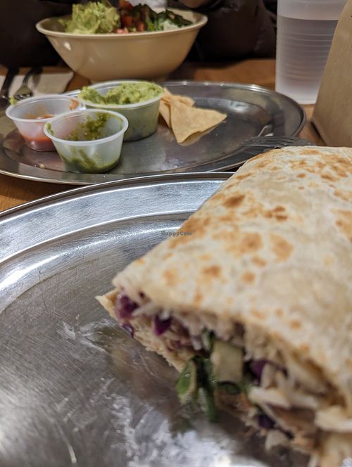 Thai burrito at Bueno Y Sano in West Springfield