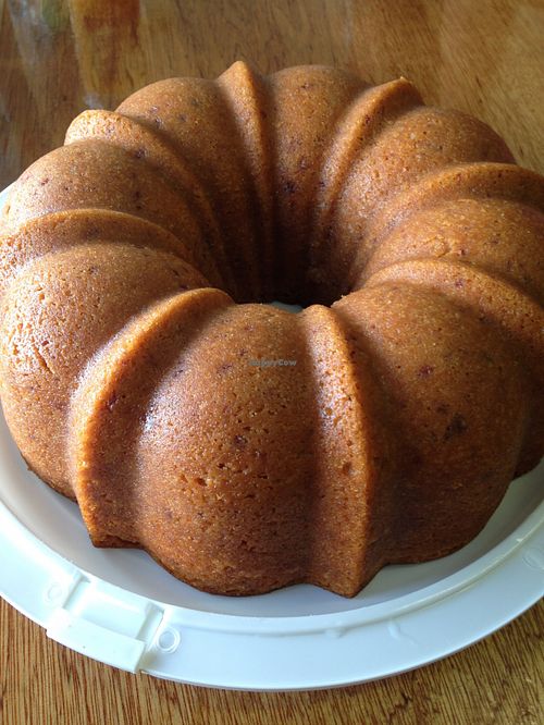 Amazing cake at Just 4 U Vegan Market in Fitzgerald