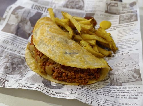 Taco tex at El Oju in Granada
