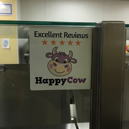 Happy Cow Approved! at Appu's Cafe in Long Beach