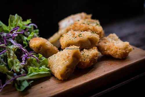 Fried Seitan  at Hang Out in Tokyo