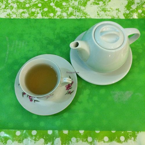 A digestive cup of fennel tea at Welcome Bistrot in Trieste
