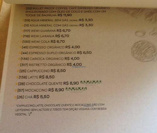 Bioon's menu (page 3) at Bioon in Brasilia