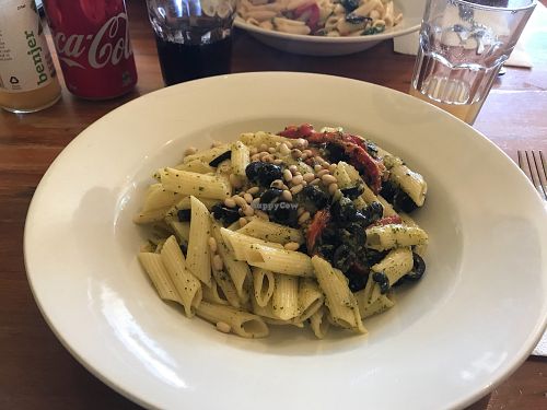 Vegan pasta at Naturally Fiordland in Te Anau