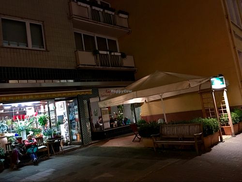 outside at Naturbar in Frankfurt