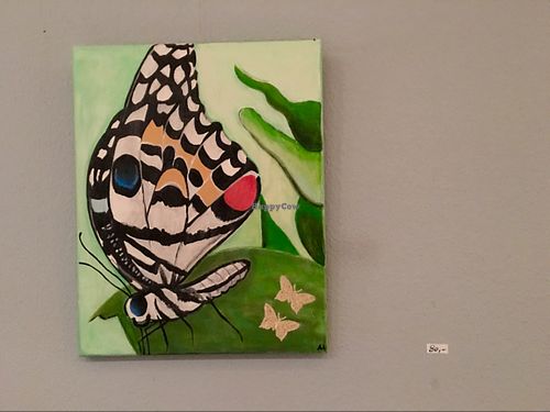 art on the wall at Naturbar in Frankfurt