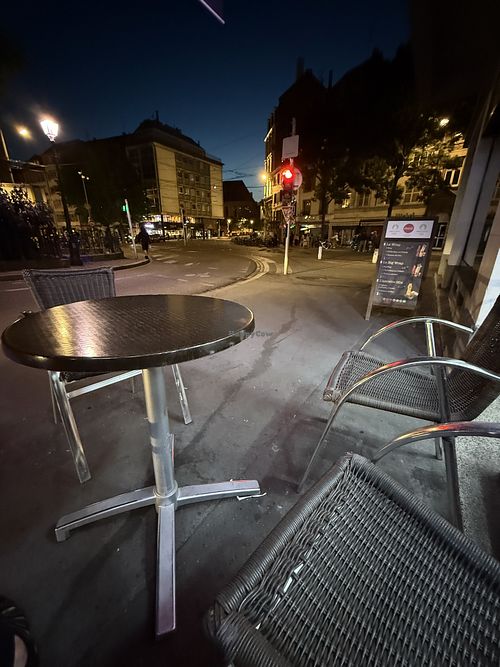 outside  at Cigköftem in Strasbourg