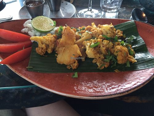 aloo gobi at New India Cuisine in Austin
