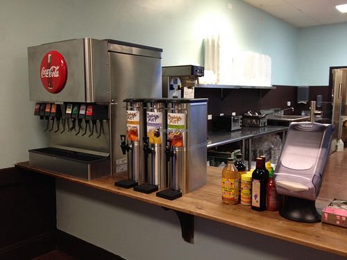 drinks & condiments  at Pita Cafe in Scottsdale