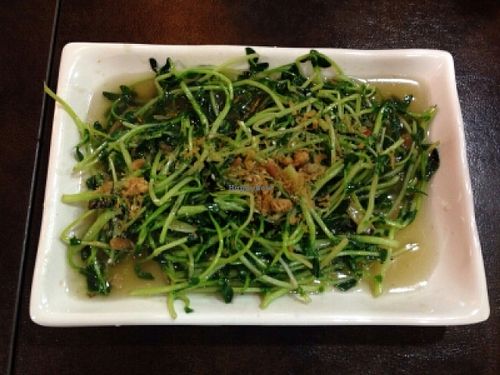 stirred fried vegetables  at Xing Hua Vegetarian 兴化美食 - Fortune Centre in Central Singapore