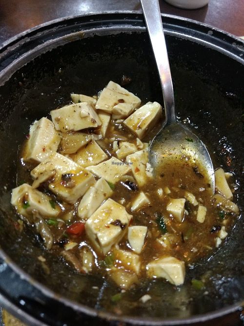 Mapo tofu at Xing Hua Vegetarian 兴化美食 - Fortune Centre in Central Singapore