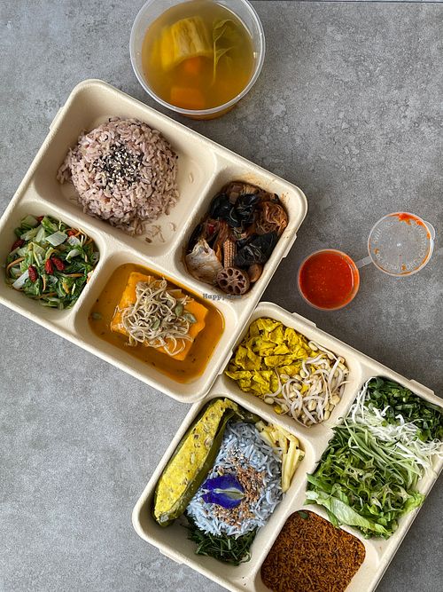 Thursday Set Lunch Kerabu RM24
Organic Pumpkin Tofu with fermented tofu, mixed vegetables brown rice set RM22
Delivery fee RM15 at Green Bamboo Organic Shop in Kuala Lumpur