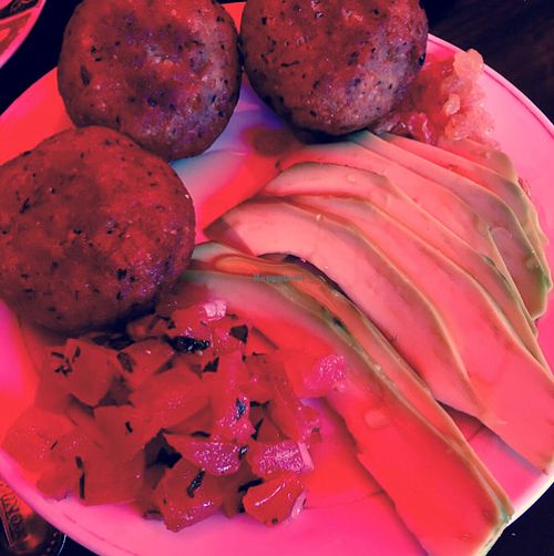 falafel  at Marrakech Henna Art Cafe in Marrakech