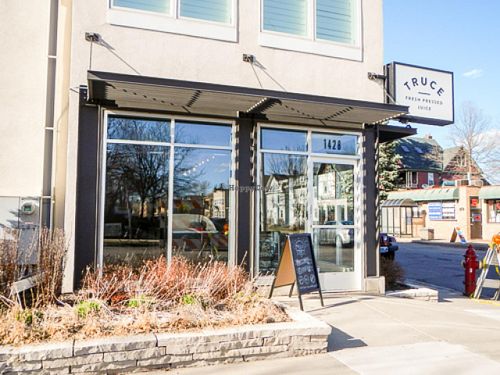 outside at Truce - 32nd St in Minneapolis