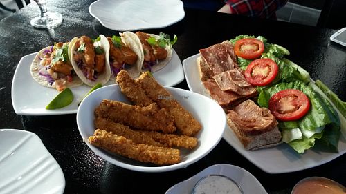 blt/tacos/wings at Vegan Galaxy in Huntington Beach