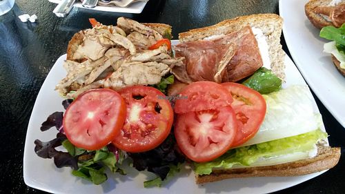 sandwiches at Vegan Galaxy in Huntington Beach