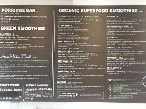 menu at Discovery Bar by Earthbar - Pop-Up in Santa Monica