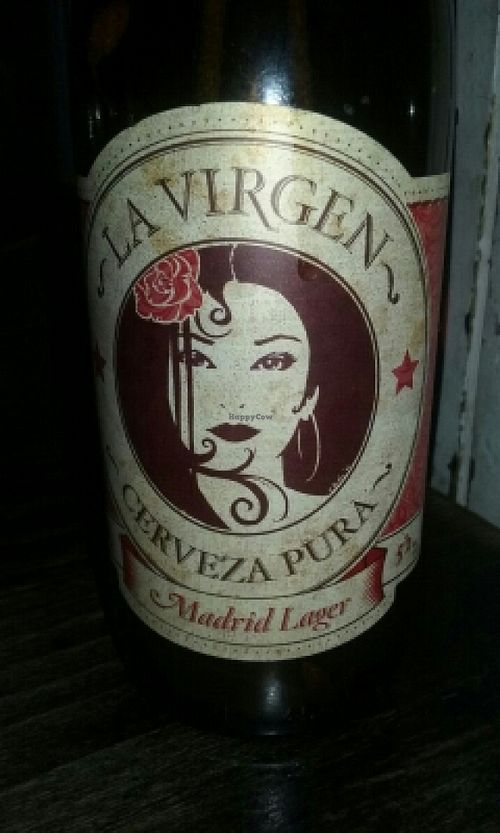 Organic beer at VEGA - Luna in Madrid