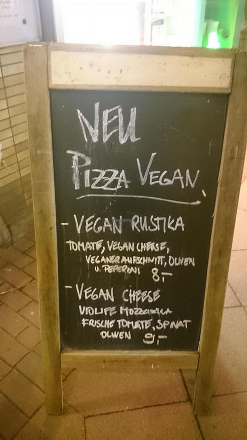the vegan menu at Francesca & Fratelli - Linden in Hannover