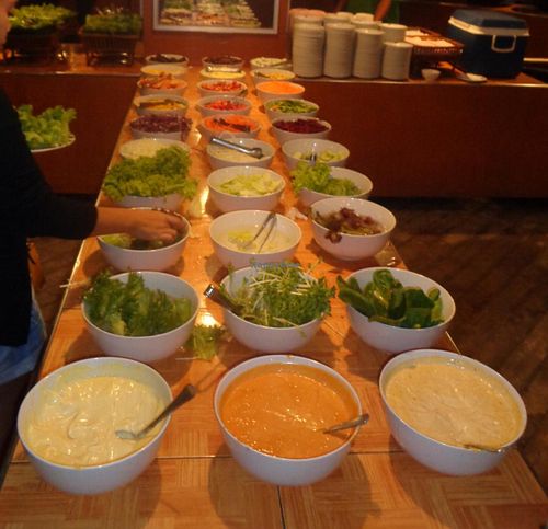 Largest selection I have ever seen at a buffet and all for 239 Baht ($7 US) at Market Buffet in Pattaya