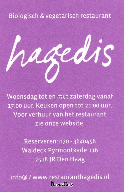  at Hagedis in The Hague