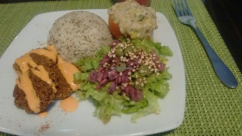 Lunch of the day, November 2018 at Rushi Comida Sana in Manizales