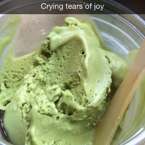 green tea vegan icecream  at DF Mavens in New York City