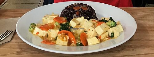 Lemongrass tofu! So good!! at Loving Hut - Fort Street Mall in Honolulu