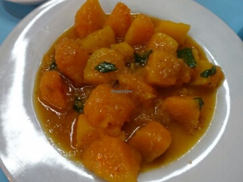 pumpkin curry at Sun Flower Restaurant in Nyaungshwe