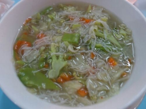 vermicelli soup  at Sun Flower Restaurant in Nyaungshwe