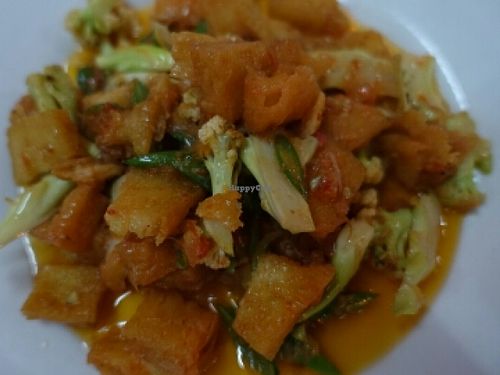 tofu set at Sun Flower Restaurant in Nyaungshwe