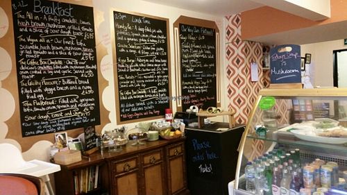 menu at The Coffee Box in Leamington Spa